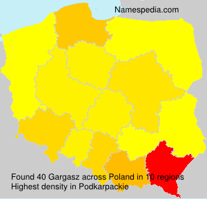 Surname Gargasz in Poland Surname Gargasz in Poland