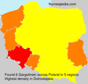Surname Gargolinski in Poland Surname Gargolinski in Poland