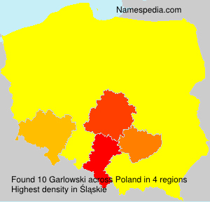 Surname Garlowski in Poland Surname Garlowski in Poland