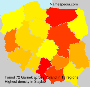 Surname Garnek in Poland Surname Garnek in Poland