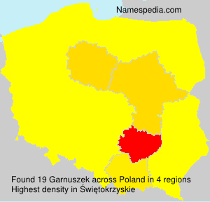 Surname Garnuszek in Poland Surname Garnuszek in Poland