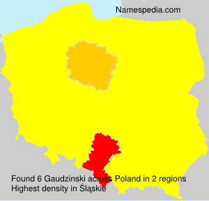 Surname Gaudzinski in Poland Surname Gaudzinski in Poland