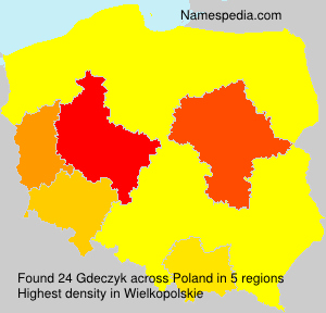 Surname Gdeczyk in Poland