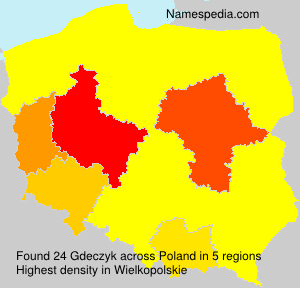 Surname Gdeczyk in Poland Surname Gdeczyk in Poland