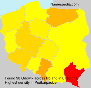Surname Gdowik in Poland