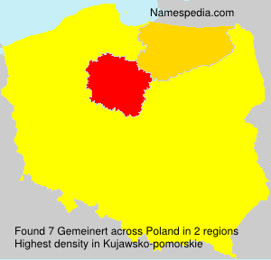 Surname Gemeinert in Poland Surname Gemeinert in Poland