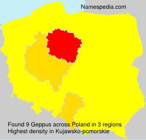 Surname Geppus in Poland Surname Geppus in Poland