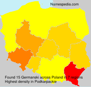 Surname Germanski in Poland Surname Germanski in Poland