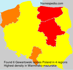 Surname Gewartowski in Poland Surname Gewartowski in Poland
