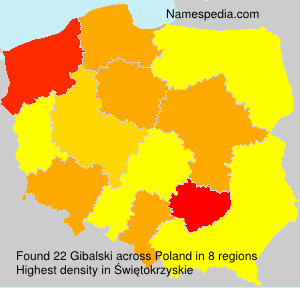 Surname Gibalski in Poland Surname Gibalski in Poland