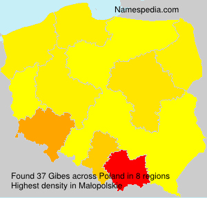 Surname Gibes in Poland Surname Gibes in Poland