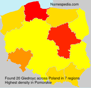 Surname Giedroyc in Poland Surname Giedroyc in Poland