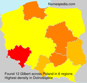 Surname Gilbert in Poland Surname Gilbert in Poland