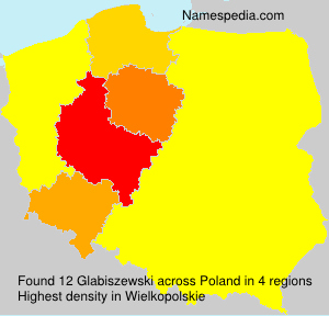 Surname Glabiszewski in Poland Surname Glabiszewski in Poland