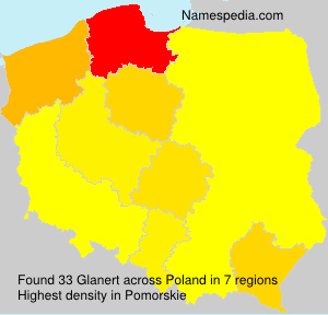 Surname Glanert in Poland Surname Glanert in Poland