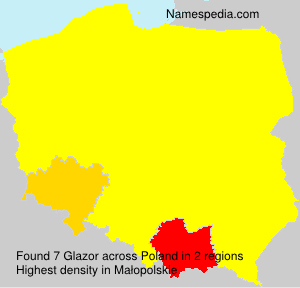 Surname Glazor in Poland Surname Glazor in Poland