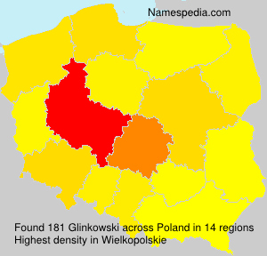 Surname Glinkowski in Poland Surname Glinkowski in Poland
