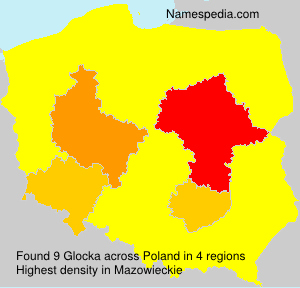Surname Glocka in Poland Surname Glocka in Poland