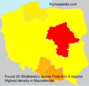 Surname Glodkiewicz in Poland Surname Glodkiewicz in Poland