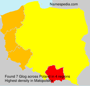 Surname Glog in Poland Surname Glog in Poland