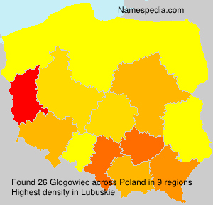 Surname Glogowiec in Poland Surname Glogowiec in Poland