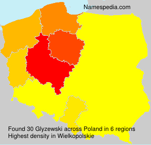 Surname Glyzewski in Poland Surname Glyzewski in Poland