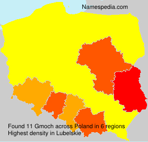 Surname Gmoch in Poland Surname Gmoch in Poland