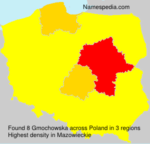 Surname Gmochowska in Poland Surname Gmochowska in Poland