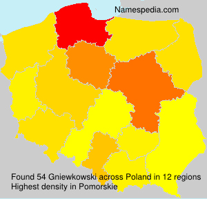 Surname Gniewkowski in Poland Surname Gniewkowski in Poland