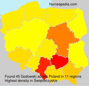 Surname Godowski in Poland Surname Godowski in Poland