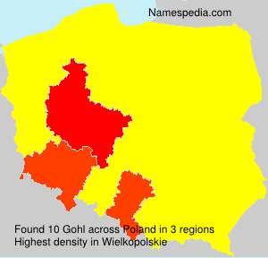 Surname Gohl in Poland Surname Gohl in Poland