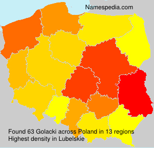 Surname Golacki in Poland Surname Golacki in Poland