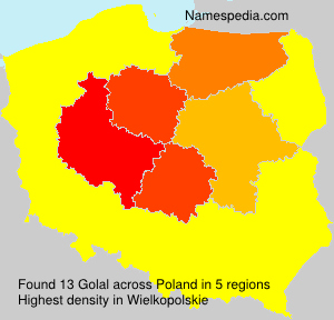 Surname Golal in Poland Surname Golal in Poland
