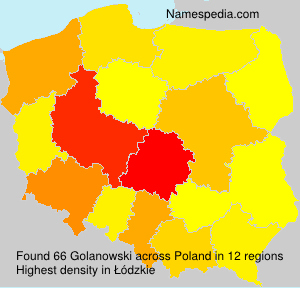 Surname Golanowski in Poland Surname Golanowski in Poland