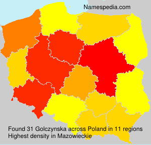 Surname Golczynska in Poland Surname Golczynska in Poland