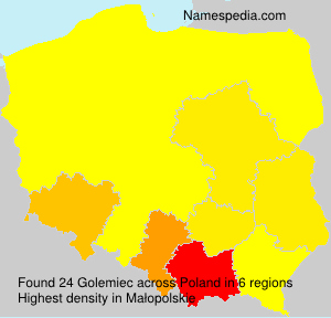 Surname Golemiec in Poland Surname Golemiec in Poland