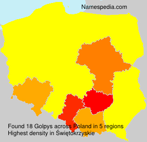 Surname Golpys in Poland Surname Golpys in Poland
