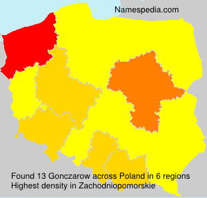 Surname Gonczarow in Poland Surname Gonczarow in Poland