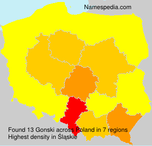 Surname Gonski in Poland Surname Gonski in Poland