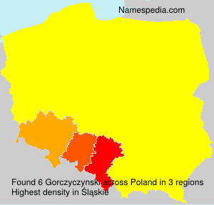 Surname Gorczyczynski in Poland Surname Gorczyczynski in Poland