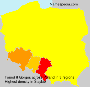 Surname Gorgos in Poland Surname Gorgos in Poland