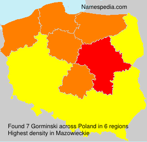 Surname Gorminski in Poland Surname Gorminski in Poland