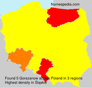 Surname Gorszanow in Poland Surname Gorszanow in Poland