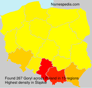 Surname Goryl in Poland