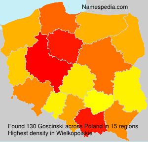 Surname Goscinski in Poland Surname Goscinski in Poland