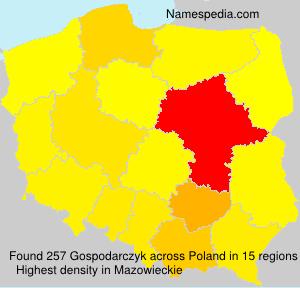 Surname Gospodarczyk in Poland Surname Gospodarczyk in Poland