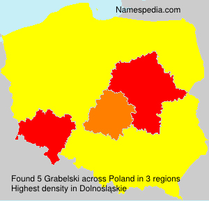 Surname Grabelski in Poland Surname Grabelski in Poland