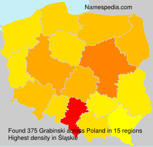 Surname Grabinski in Poland Surname Grabinski in Poland