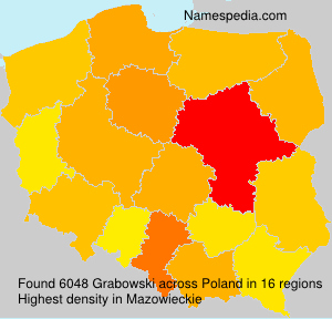 Surname Grabowski in Poland Surname Grabowski in Poland