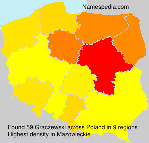 Surname Graczewski in Poland Surname Graczewski in Poland